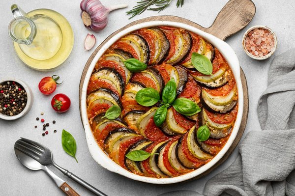 How to Prepare a Classic French Ratatouille with a Modern Presentation?